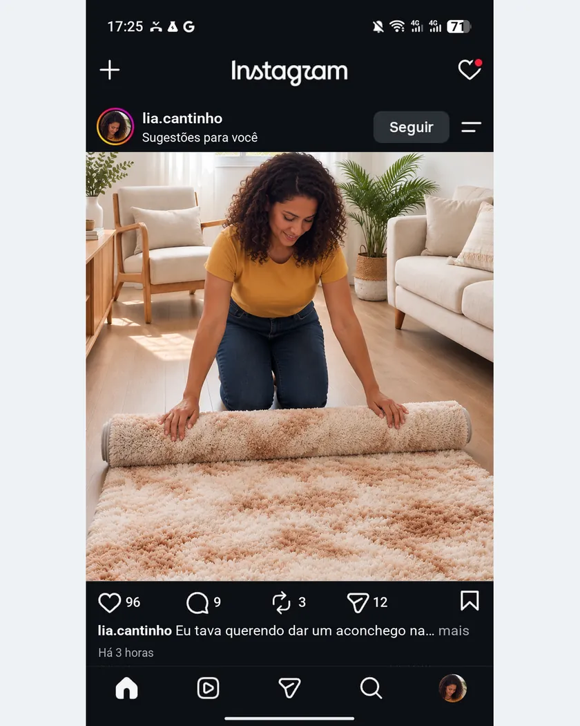 Publicação de quem encontrou oferta com o PromoBot