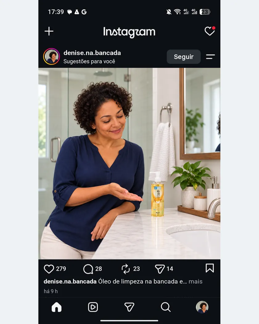 Publicação de quem encontrou oferta com o PromoBot